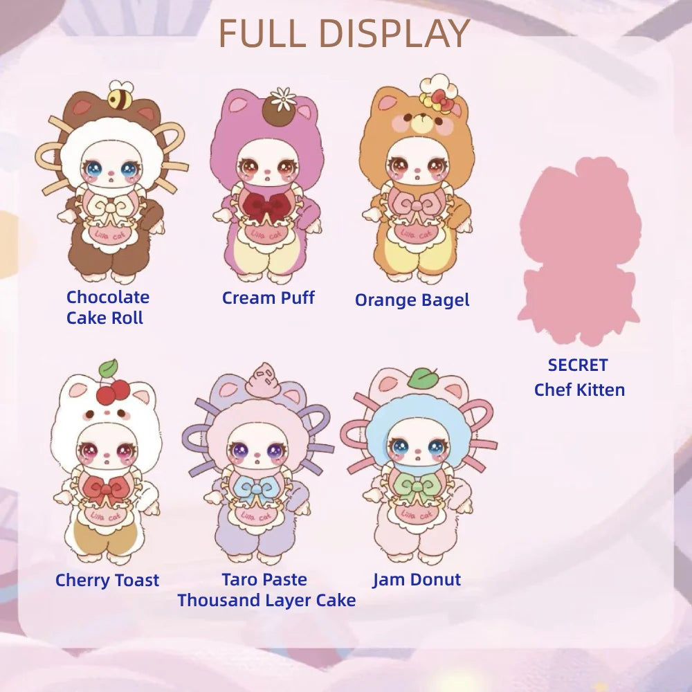 Liila’s Chef Kitten Plush Pendant Blind Box