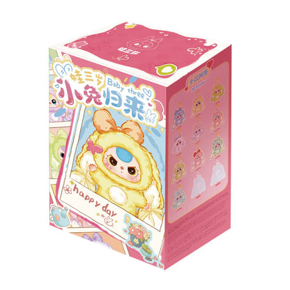 Baby Three Little Rabbit Returns Plush Pendant Blind Box