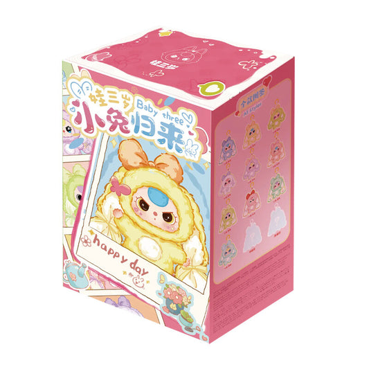 Baby Three Little Rabbit Returns Plush Pendant Blind Box