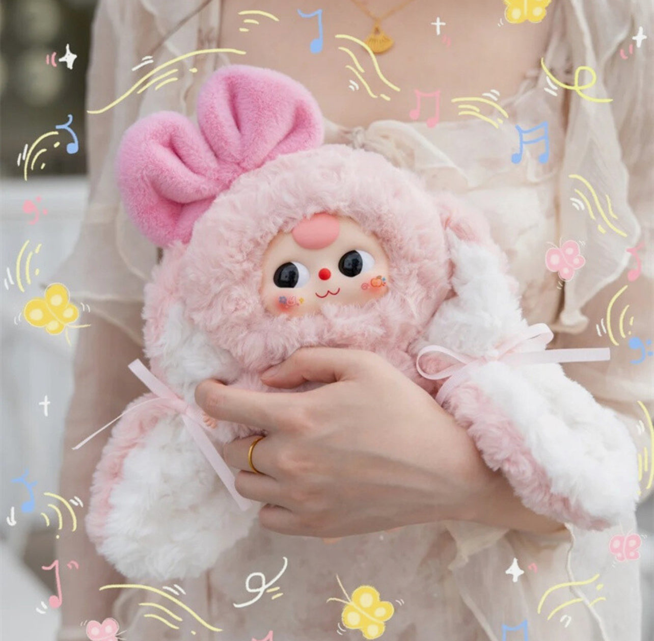 Baby Three Little Rabbit Returns Plush Pendant Blind Box